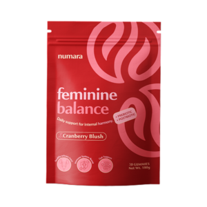 Numara Cranberry Prebiotic Gummies